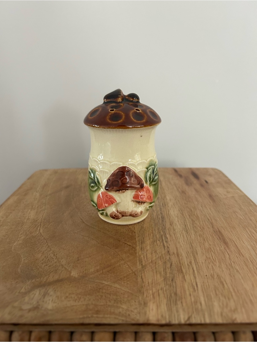 Vintage Empress by Haruta Mushroom Salt/Pepper Shaker Made in Japan 1970s